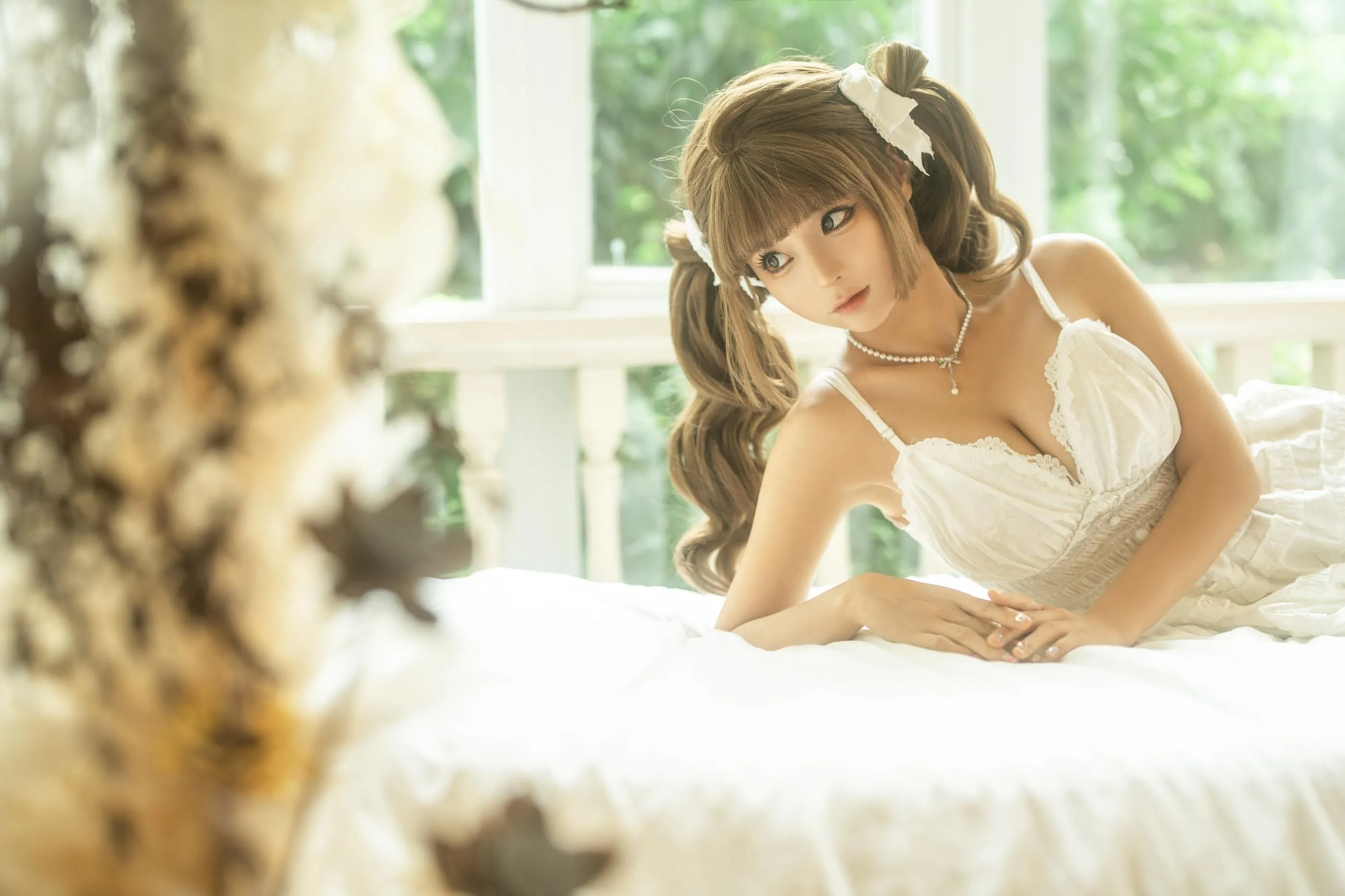 蠢沫沫 – NO.286 三月T3赠品《花床》 [34P]插图6